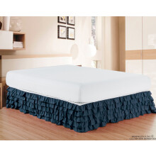 Elegant Comfort Luxurious Premium Quality 1500 Count Count Count Wrinkle and Fade resistant a une jupe de lit multi-ebourignage de qualite egypti