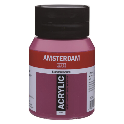 Acrylfarbe - Permanentes rotviolett - 567 - Amsterdam - 500ml Dose