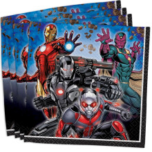 Marvel Avengers Beverage Paper Napkins | 5"""" x 5"""" | 16 Pcs