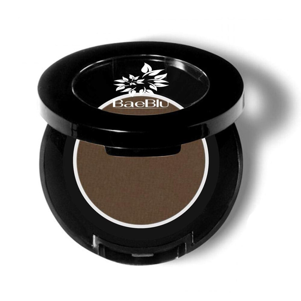 BaeBlu Eyebrow Powder  Organic Vegan 100% Natural  Fill-in Smudge Proof Brow Tint  Made in USA  Deep Brown-image-OPC-PGFFKJ5-NEW
