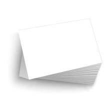 50 leere Karteikarten im Format 5,5 x 8,5 Zoll, robust, 14pt, Postkarten