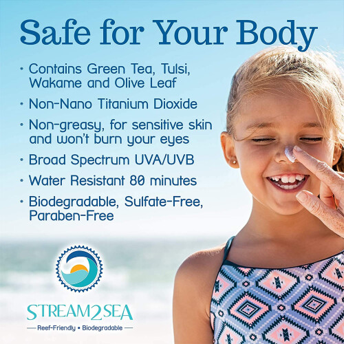 SPF 30 Βιοδιασπώμενο Αντηλιακό | 1 Fl oz Ταξιδιωτικό Μέγεθος Συσκευασία των 3 1