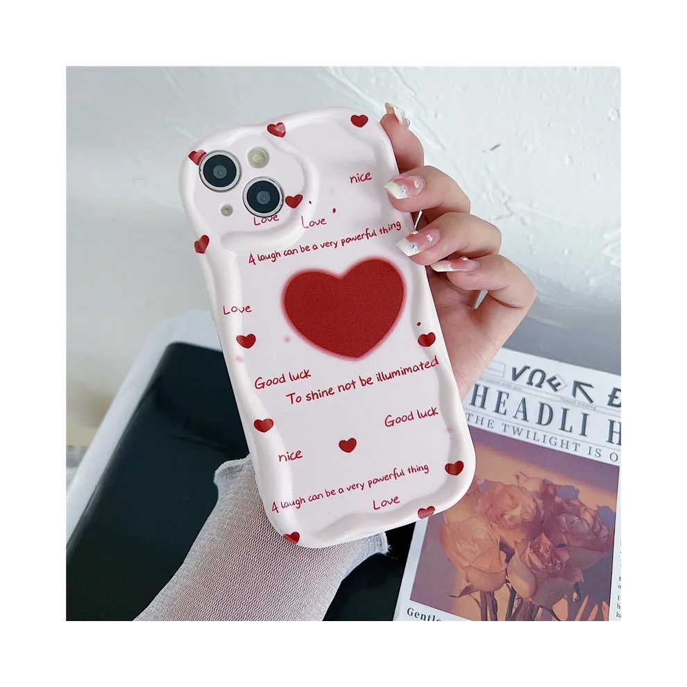 (8, For Xiaomi 14T) Luxury Wavy Edge Cartoon Phone Case For Xiao Cream 967854933598