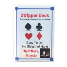 Baraja Stripper de London Magic Works (roja o azul) Incluye m s de 100 trucos: trucos de cartas cl sicos que seguro te sorprender n.