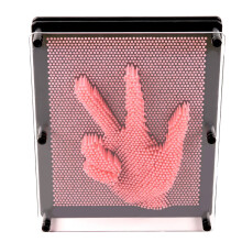 E-FirstFeeling 3D pendlkov hracka Extra velk 10"""" X 8"""" Pin Art Board Pin Impression Hracka socharstv pro deti Dospel Hracka na rucn formu  r