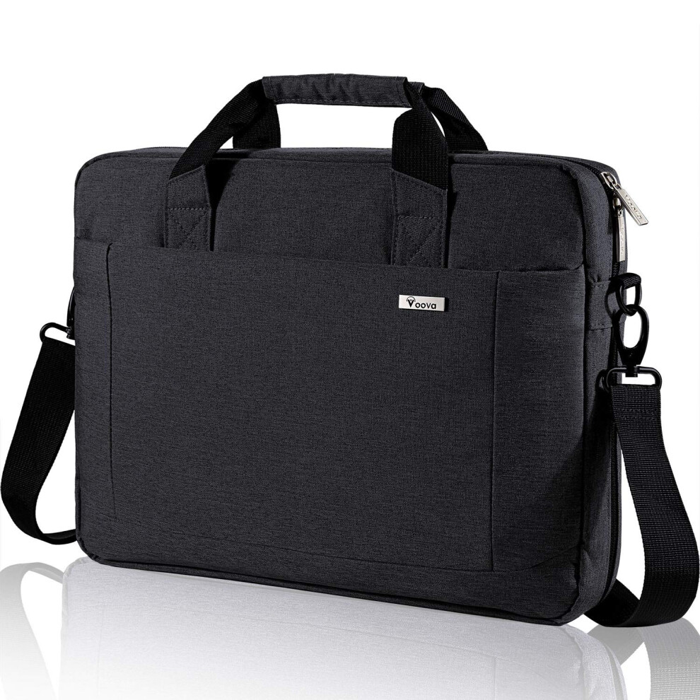 Voova Laptop Bag Case 16 15.6 15 Inch Laptop Briefcase Expandable Computer Shoulder Messenger Bag Waterproof Carrying Case With Tablet Sleeve For Men 725350027155