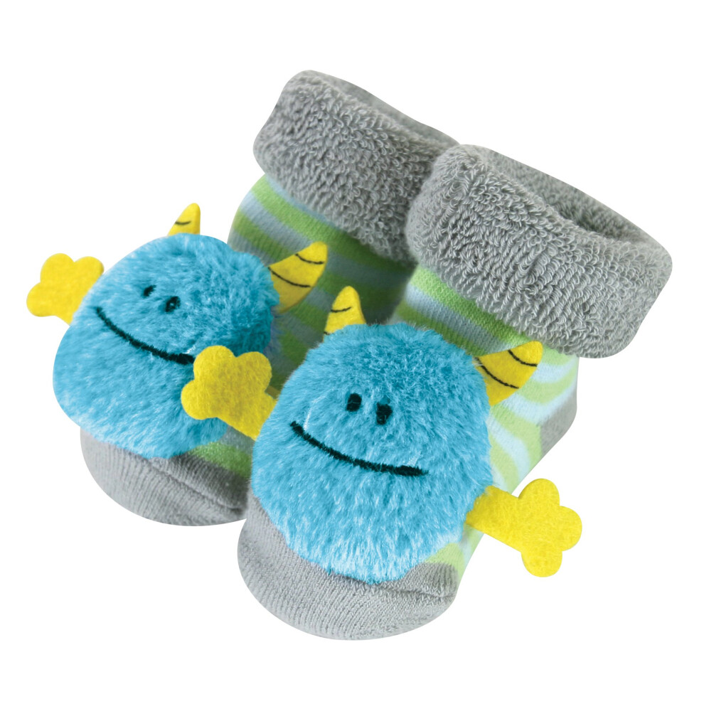 Ponoky Stephan Baby Rattle Blue Monsters Vhodn Na 3-12 Mescu-image