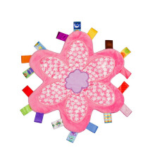 Inchant Taggy Soothing Security T?ppe Plum Blossom Baby Velvet Comforter - Pink