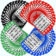 Regal Bingo Bingo Cards Deck REURBEABLE - Bingo Games for Family - 100 Standard Spelkort