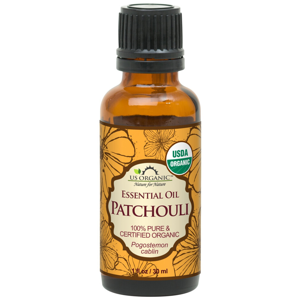 Sui Organic (Zuii Organic) Us Organic 100% Pure Patchouli Essential Oil - Usda Certified Organic Steam Distilled - W/Euro Droppers (More Size Variations Available) (30 Ml / 1 F