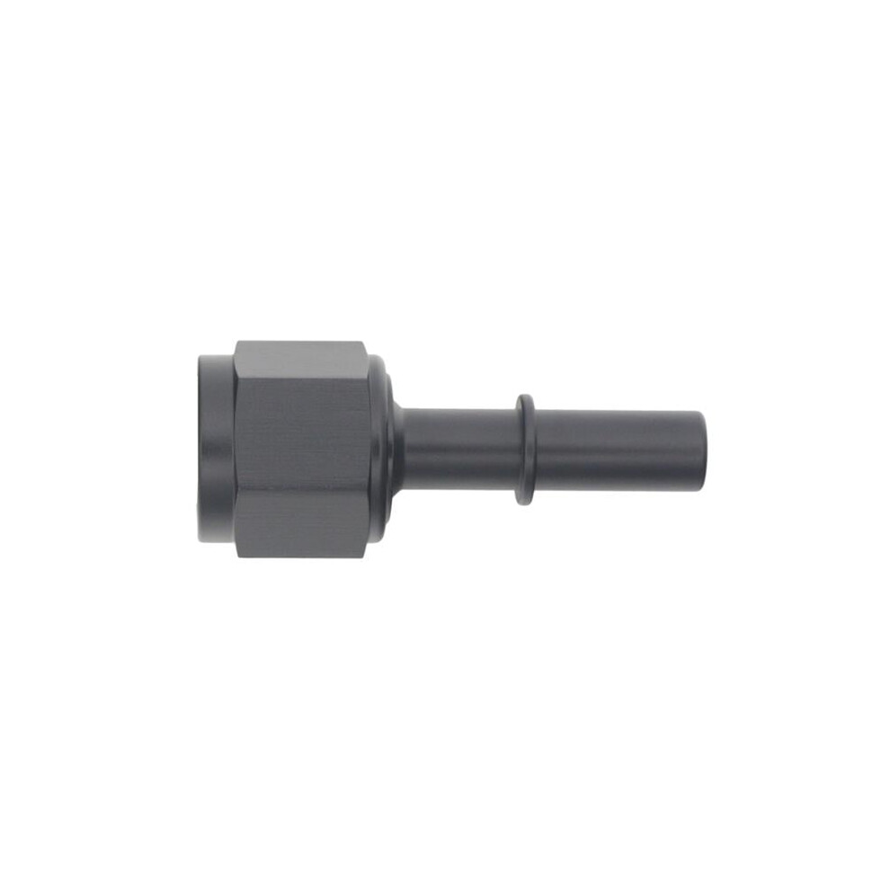 Deatschwerks 6-02-0133-B 8An Female Flare Swivel To 0.37 In. Male Efi Quick Disconnect - Anodized Matte Black 887753541130