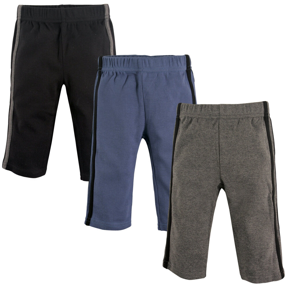 Pantalon et legging unisexe en coton Hudson Baby, noir et bleu, 9-12 mois