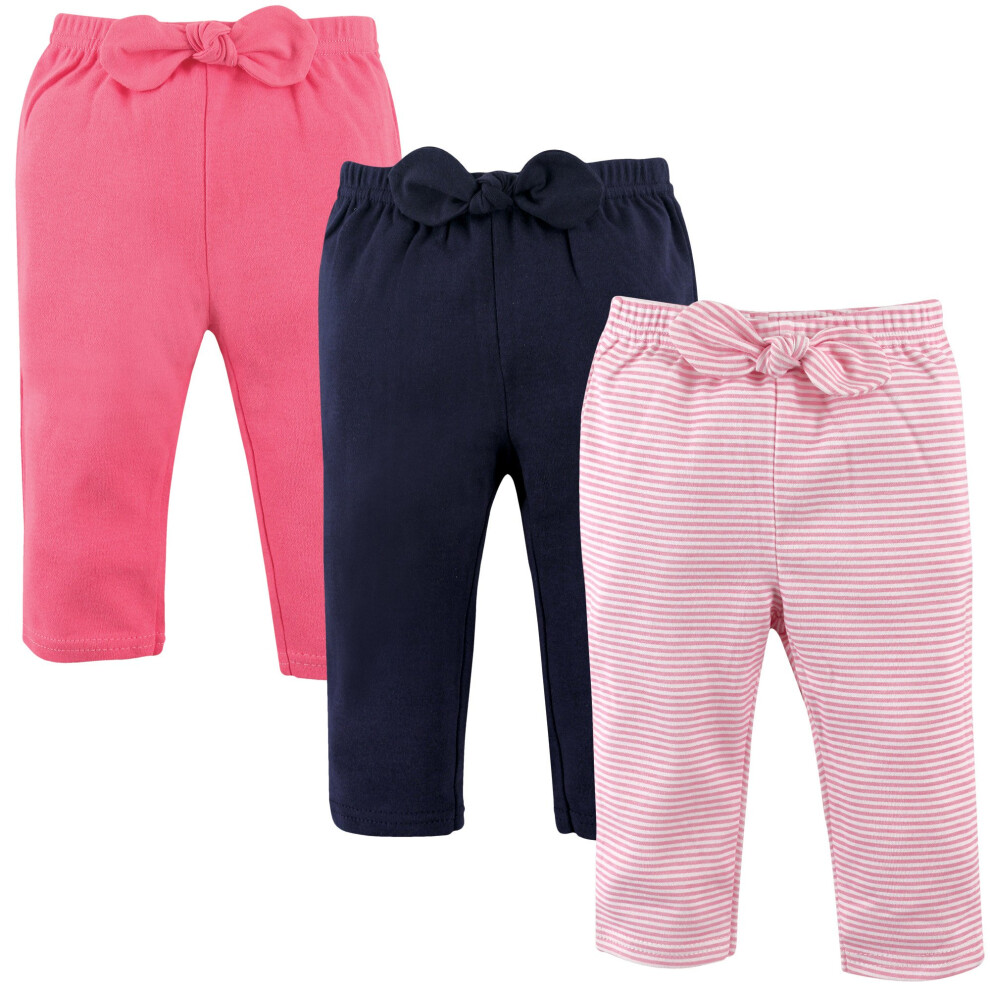 Pantalon et legging unisexe en coton pour b   b    Hudson Baby, rayures rose clair, 18-24 mois