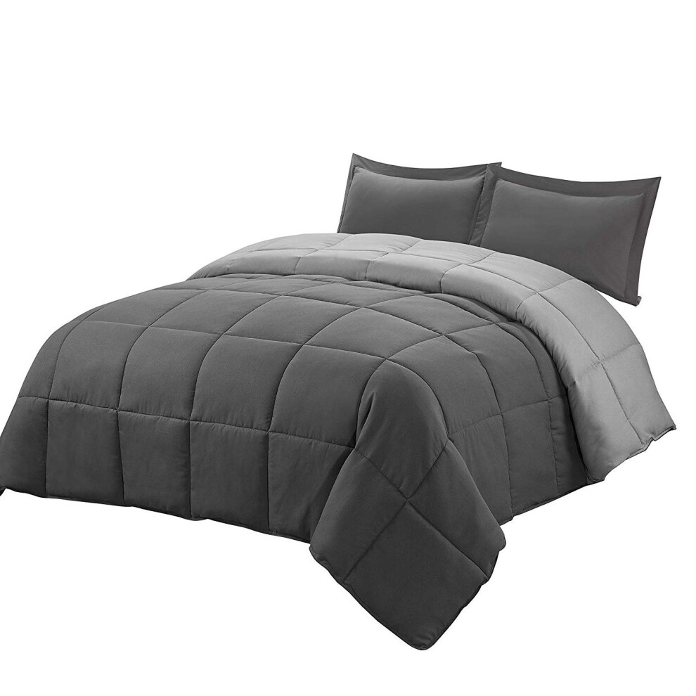 Ensemble de couette alternative en duvet toutes saisons 3 pi  ces, avec insert de couette ou housse de couette autonome et 2 taies d'oreiller, couette