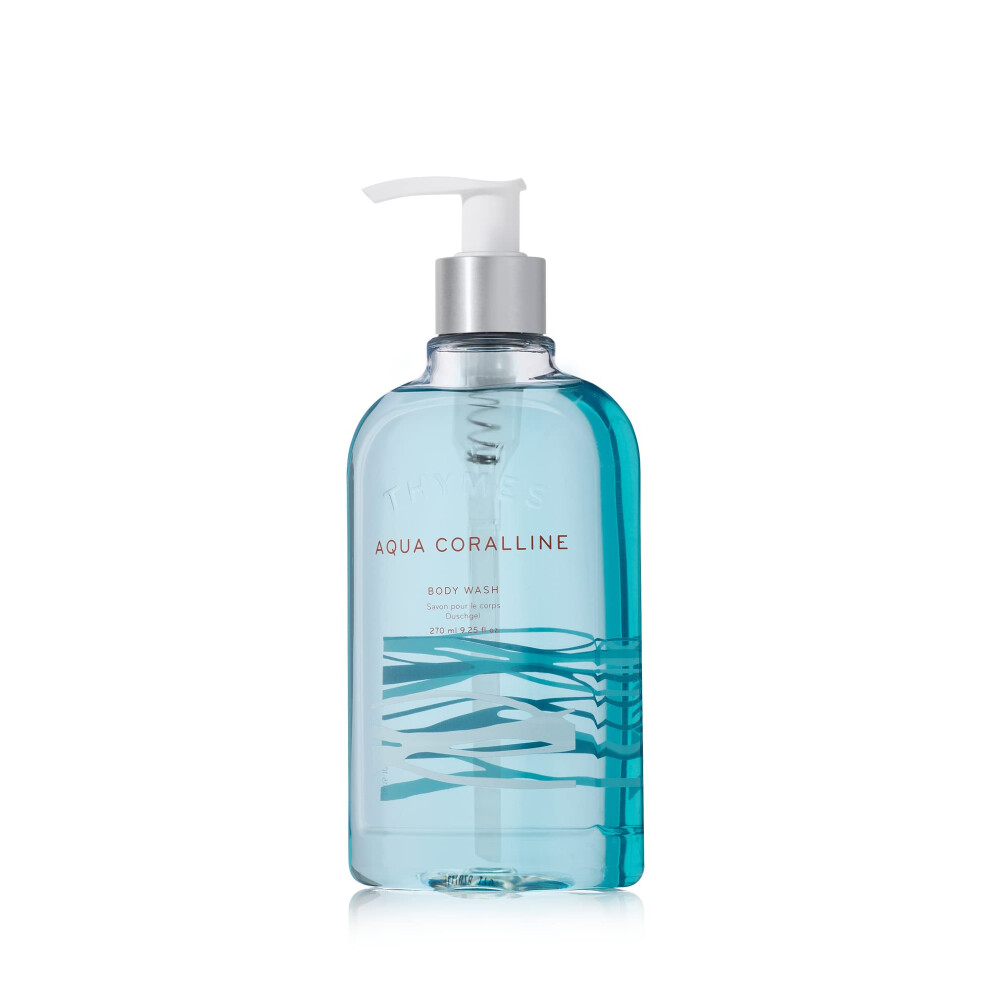 Tymian Thymes - Aqua Coralline Body Wash - Refreshing Luxury Shower Gel For Men & Women - 9.25 Fl Oz