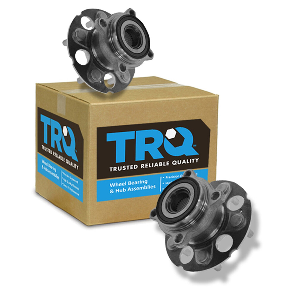 Trq Rear Wheel Hub Bearings Assembly Set Compatible With 2007-2018 Acura Rdx 2007-2011 Honda Cr-V 191213536155