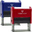 Approved/Rejected by Date Self Inking Rubber Stamp - 2 Pack (Blue Ink/Red Ink) X-Large 1