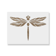 Dragonfly Stencil - Botaniske Stencils Dragonfly Art Butterfly Stencils Insekt Stencils Have Stencil