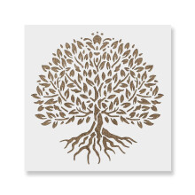 Yggdrasil Baum des Lebens Schablone - Baum Schablone Eiche Baum Schablone Gro   e Baum Schablonen Keltische Schablone Schablonen von B   umen