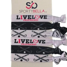 Accessori per Capelli Hockey su Campo, Elastici per Capelli senza Pieghe, Set per Giocatrici