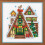 RIOLIS Wintercabine Geteld Cross Stitch Kit-6""""X6"""" 14 Count 1