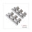 Universal Universal UNV31261 Bulldog Magnetic Clips - Medium Nickel (12/pack) 5