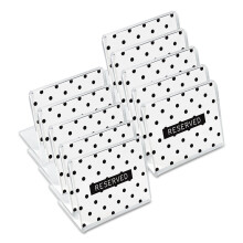 Universal Mini-Tischschild 1,5 x 2 Klar