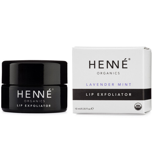 Henné Organics Lip Exfoliator - Φυσικό και Βιολογικό Scrub Ζάχαρης - Λεβάντα Μέντα 1