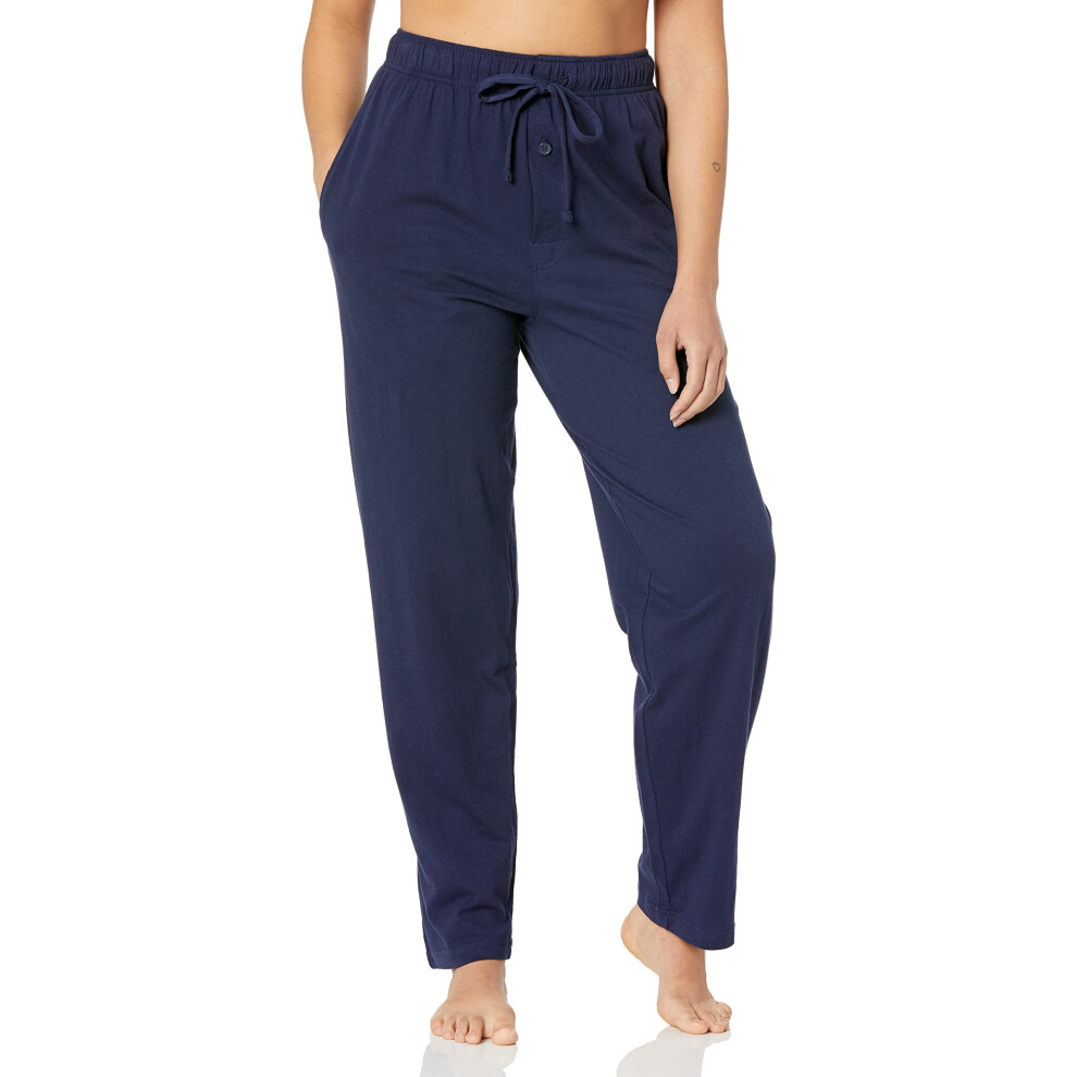 Fruit of the Loom Men's Extended Sizes Jersey Knit Sleep Pant (1-Pack)  Navy  5X