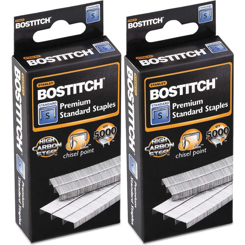 Grampeadores Bostitch Premium, Completos, 0.25 Polegadas, 5.000 por Caixa (SBS191/4CP)