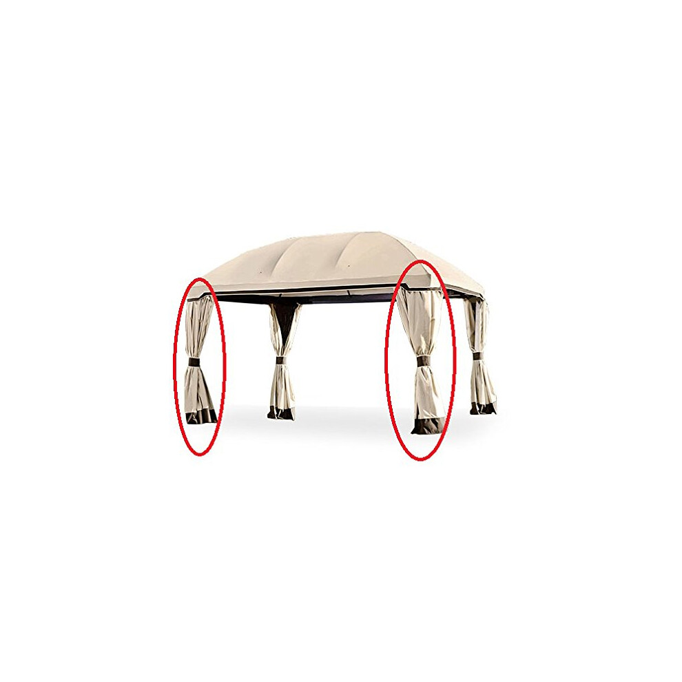 Rideau de rechange Garden Winds pour tonnelle en forme de d   me Pomeroy - 350
