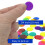 Mr Chips Plastic Bingo Chips fr Bingo Games 150 Count Bag - Solid and Transparenta Colors Counting Chips - Solid Blue - 3/4 tum 2
