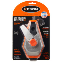 Keson K3XPRO Precision String Kridtliniehjul med 3x1 spole tilbage 100-fods