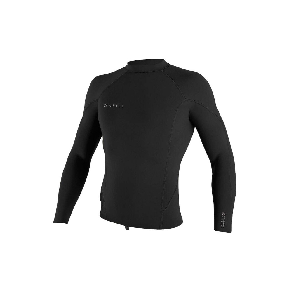 O'Neill Men's Reactor-2 1.5mm L/S Top Wetsuit - Black/Black/Black / Large