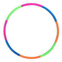 Aro de ejercicio para ni   os, de pl   stico, desmontable, ajustable y con peso, ideal para hacer ejercicio, de 81 cm.