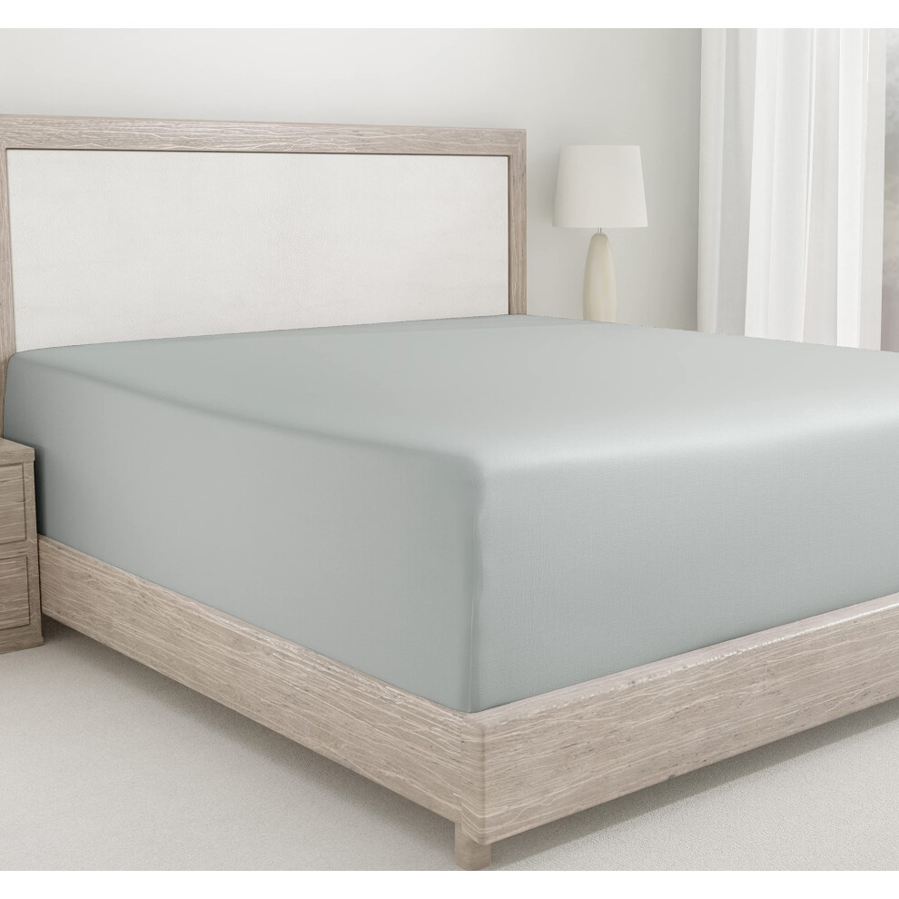 Drap-housse California Design Den King Size, poche profonde, doux, 400 fils au pouce carr   , 100 % coton,    lastique non d   tachable, tissage satin