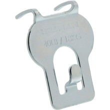 HIGH & MIGHTY 515302 set met fotohangers, eenvoudig zonder gereedschap, drooghangers voor kunstfoto's en spiegels, draagvermogen tot 20 kg, 2 stuks s
