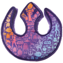 Jay Franco Guerra nas Estrelas das For   as de Destino Pillow Decorativo 1 contagem (pacote de 1) roxo
