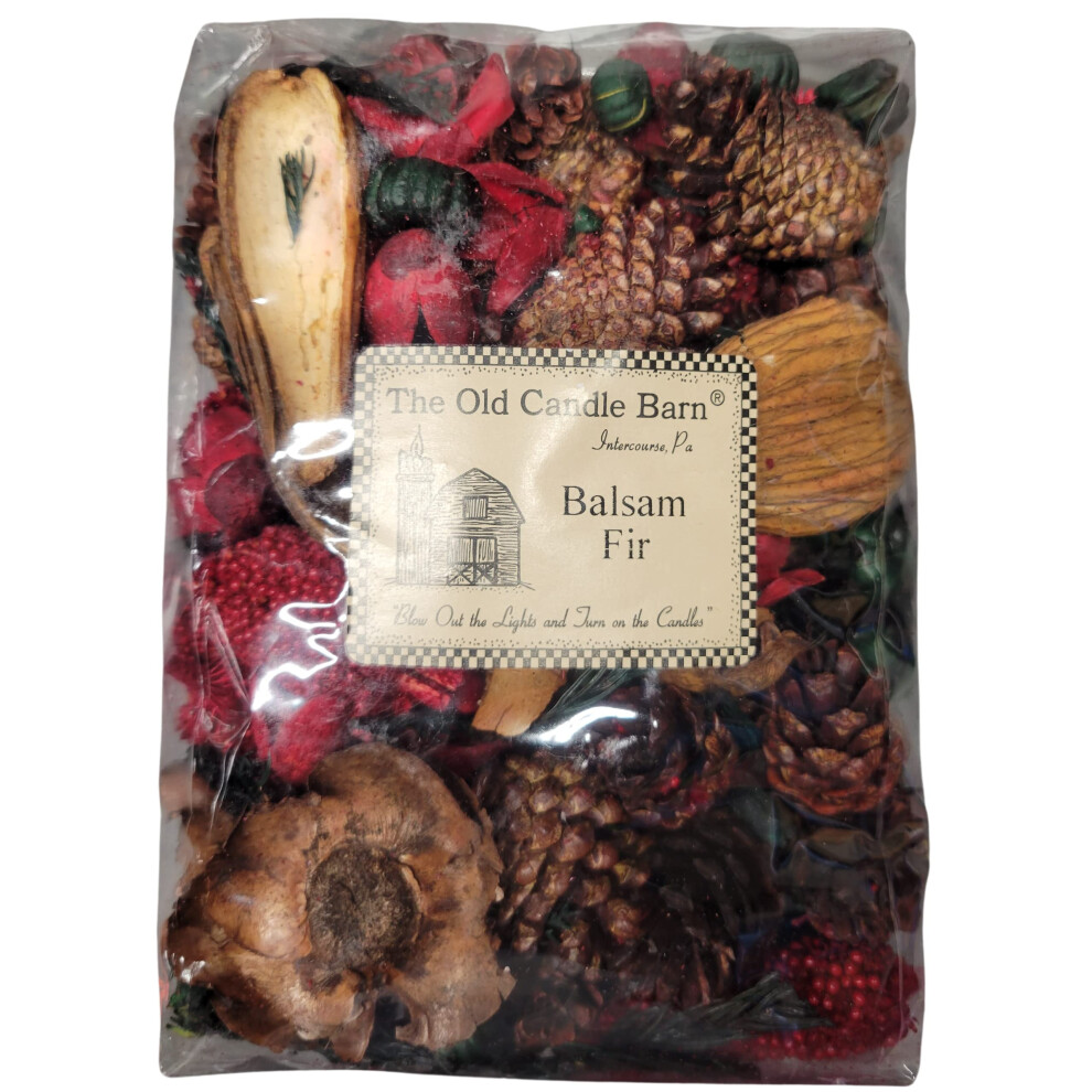 Old Candle Barn Balsam Fir Potpourri, Grande Sacchetto - Decorazione Perfetta Per L'inverno O Il Natale O Per Riempire Ciotole - Profumatissimo-image