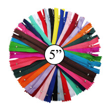 KGS nylon ritsen voor naaiwerk | 20 verschillende kleuren | 100 ritsen/pak (5 inch)