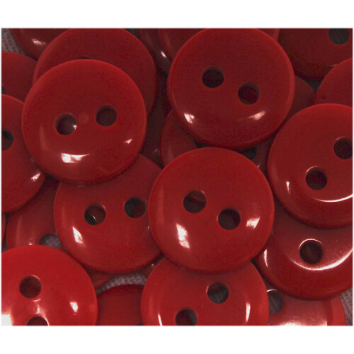 NDC True Red Sewing Craft Buttons 100 st