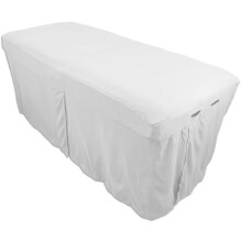 Gonna per lettino da massaggio in microfibra Body Linen, adatta a lettini da massaggio di dimensioni standard - Leggera, super morbida e antimacc