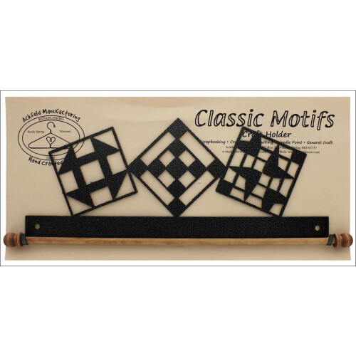 Ackfeld 12"" stoffen houder CHRCL quiltblokstofhoutskool