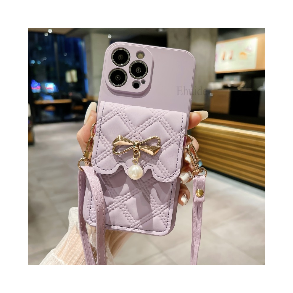 (, Galaxy S22 Ultra) Cute Wallet Leather Bag Case For Samsung Galaxy S2 Purple 967855041490