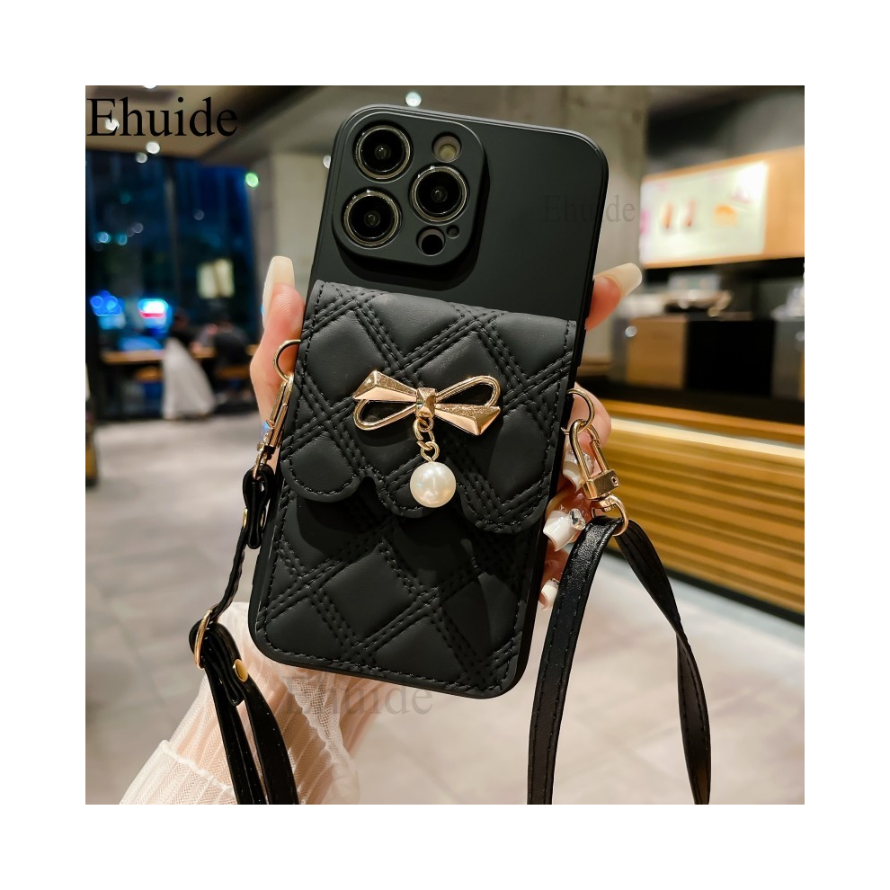 (, Galaxy S24) Cute Wallet Leather Bag Case For Samsung Galaxy S2 Black 967855041667