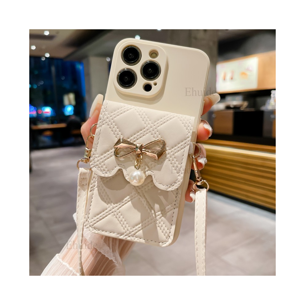 (, Galaxy S24 Fe) Cute Wallet Leather Bag Case For Samsung Galaxy S2 White 967855042343