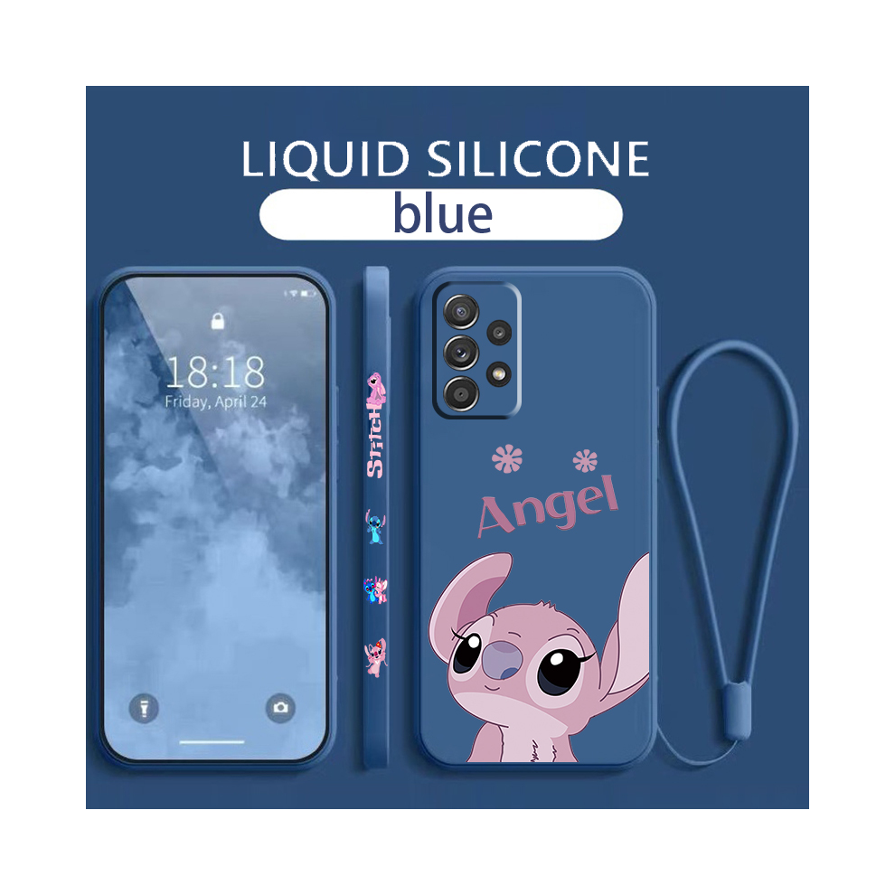 (A33tble02, For Samsung A14 5G) Stitch Lilo Angel Phone Case For Samsung Galaxy A 967855045733