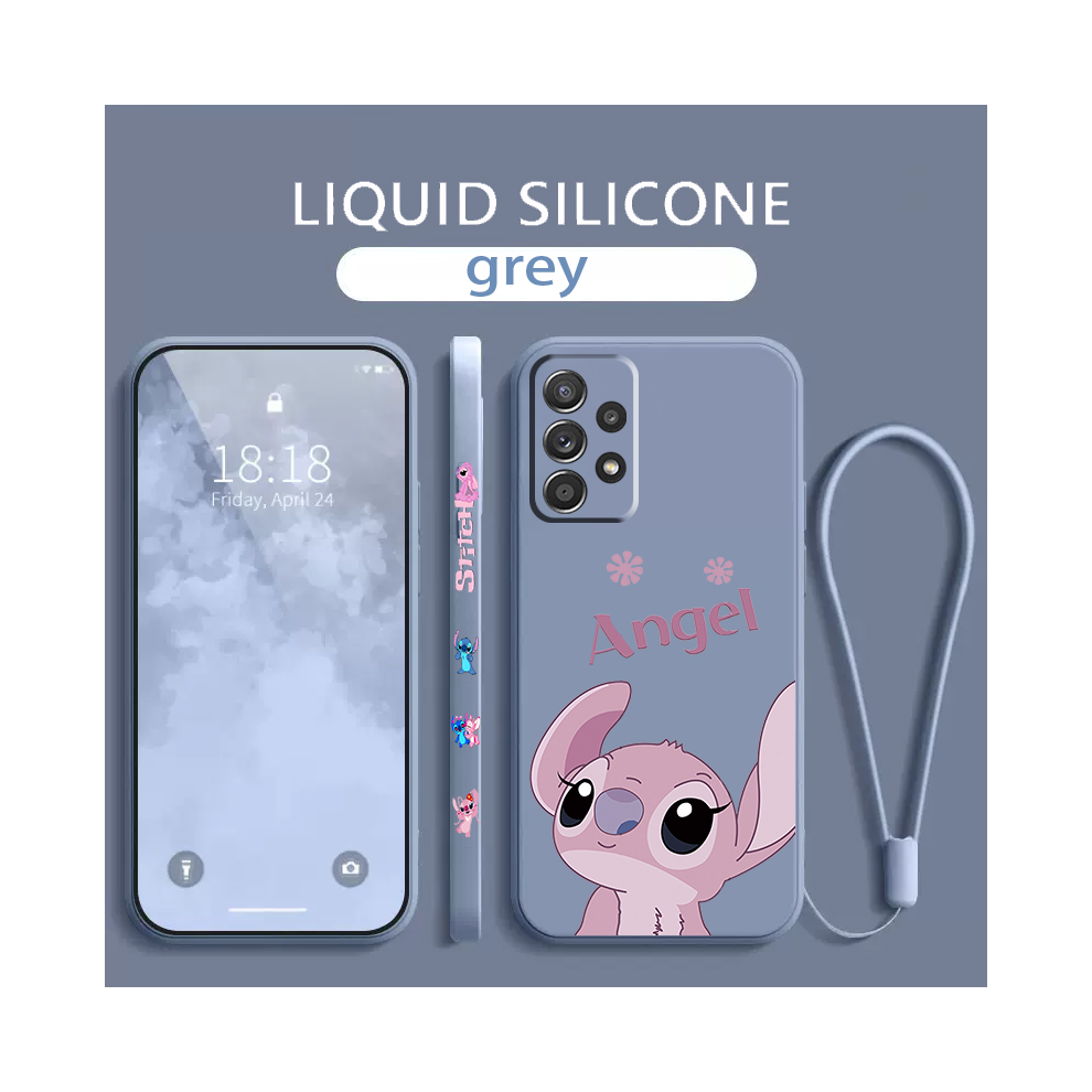 (A33tgry02, For Samsung A33 5G) Stitch Lilo Angel Phone Case For Samsung Galaxy A 967855046914