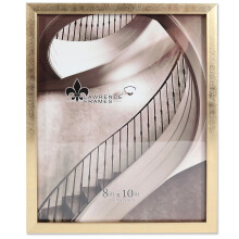 Lawrence Frames 8W x 10-Inch H Chloe Contemporary Gold Picture Frame (708080)
