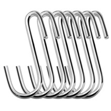 ESFUN 30 Pack Heavy Duty S-haken Pannenlap Rekhaken Ophanghangers S-vormige haken voor keukengerei Potten Gebruiksvoorwerpen Kleding Tassen Handdoeke